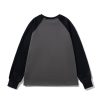 Uomo Emmiol | T-Shirt Da Uomo A Maniche Lunghe Raglan Con Stampa Spine