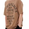 Uomo Emmiol | T-Shirt Con Stampa Di Lettere Vintage Da Uomo