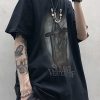 Uomo Emmiol | T-Shirt A Maniche Corte Con Grafica Fantasma Estiva Da Uomo