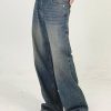 Uomo Emmiol | Jeans Larghi Vintage A Gamba Dritta Blu Da Uomo