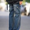 Uomo Emmiol | Jeans Cargo Da Uomo Con Tasca Con Patta E Cerniera