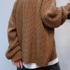 Uomo Emmiol | Maglione Con Giunture Irregolari Solide Da Uomo