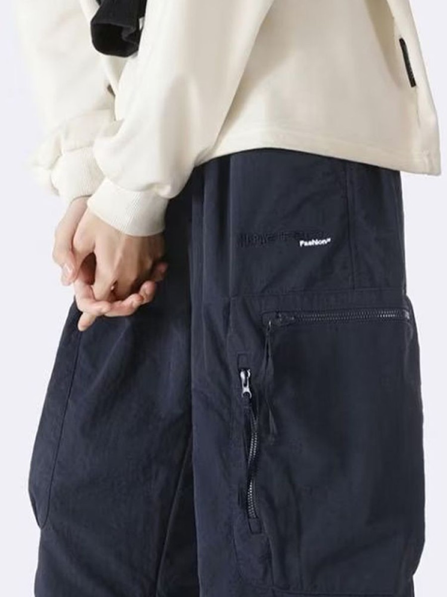 Uomo Emmiol | Pantaloni Cargo Da Uomo Con Tasca Con Zip