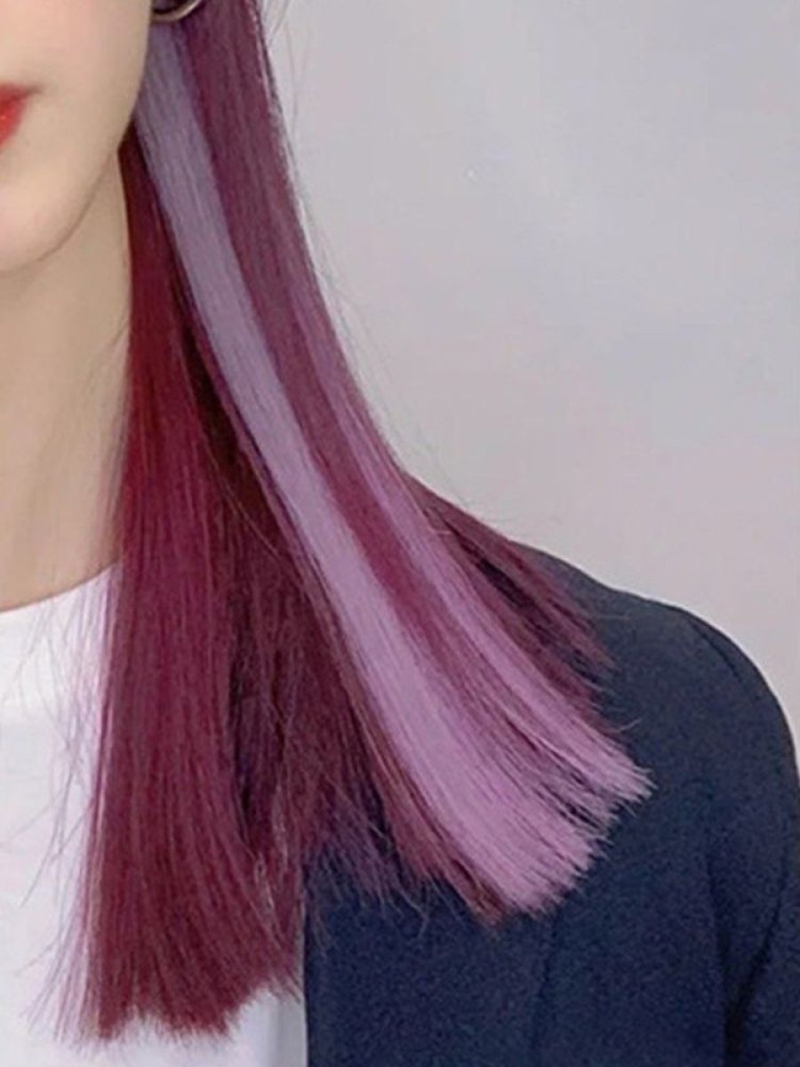 Accessori Emmiol | 1 Clip Lunga Viola Nell'Estensione Dei Capelli