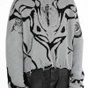 Uomo Emmiol | Maglione Strappato Jacquard Astratto Da Strada Da Uomo