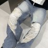 Uomo Emmiol | Jeans Larghi Strappati Grandi Invecchiati Da Uomo