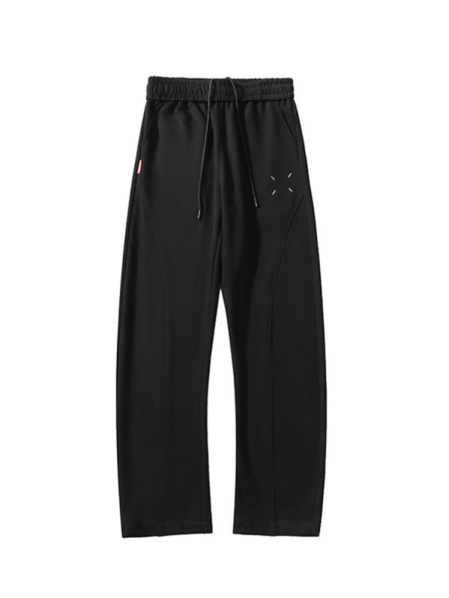 Uomo Emmiol | Pantaloni Sportivi Da Uomo Con Silhouette In Tinta Unita Con Coulisse