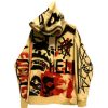 Uomo Emmiol | Felpa Con Cappuccio Oversize Con Stampa Tie Dye Graffiti Da Uomo