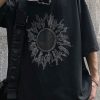 Uomo Emmiol | T-Shirt Da Uomo Darkness Sun Graphic