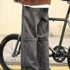 Uomo Emmiol | Jeans Cargo Splice Lavati Vintage Da Uomo