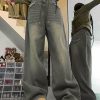 Donna Emmiol | Jeans Boyfriend Con Finitura Grezza E Lavaggio Vintage Con Coulisse