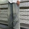 Uomo Emmiol | Jeans Larghi Con Giuntura Lavata Da Uomo